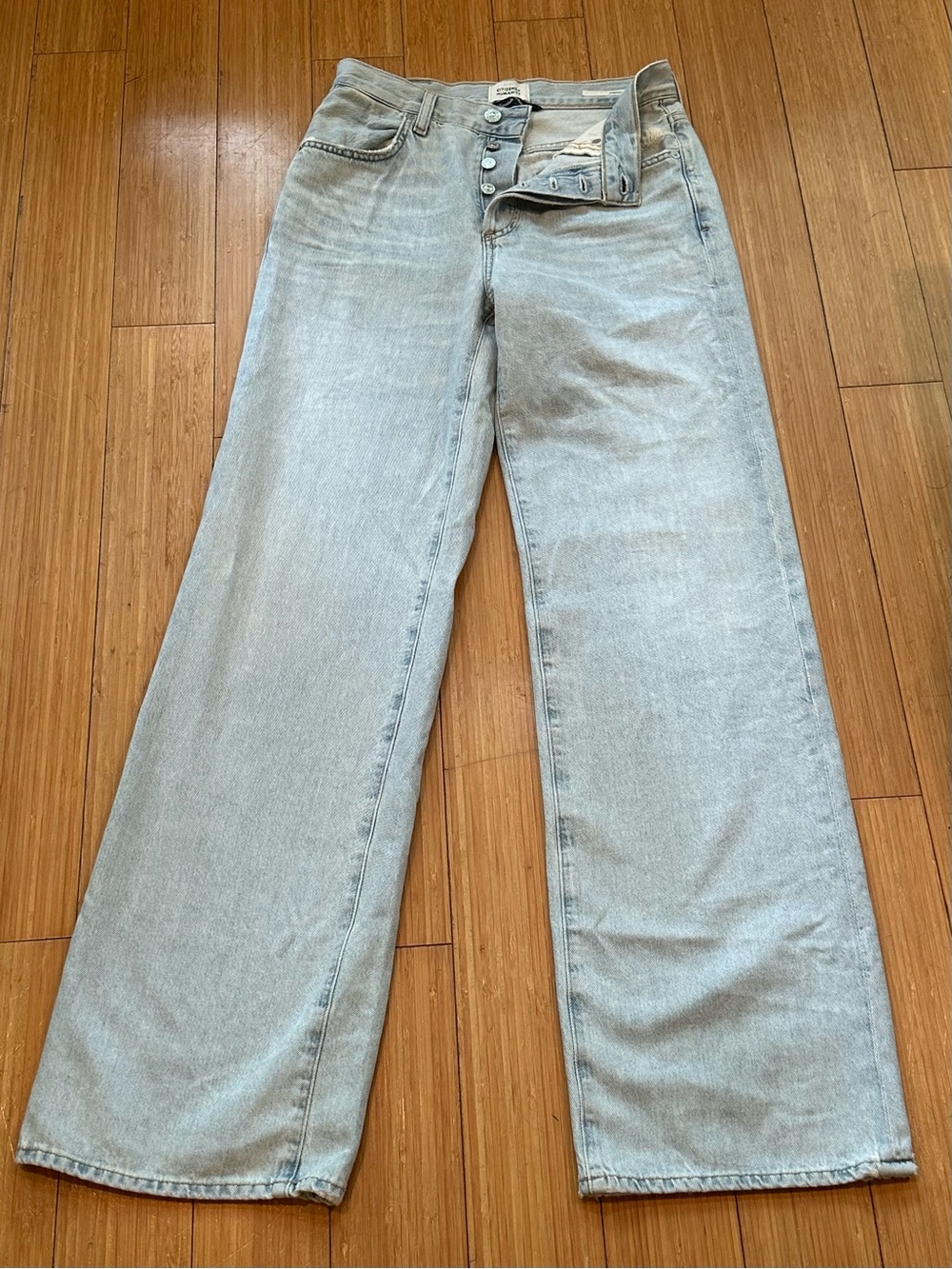 Citizens of Humanity Annina Jean 25 Light Vintage Wash Wide Leg High Rise